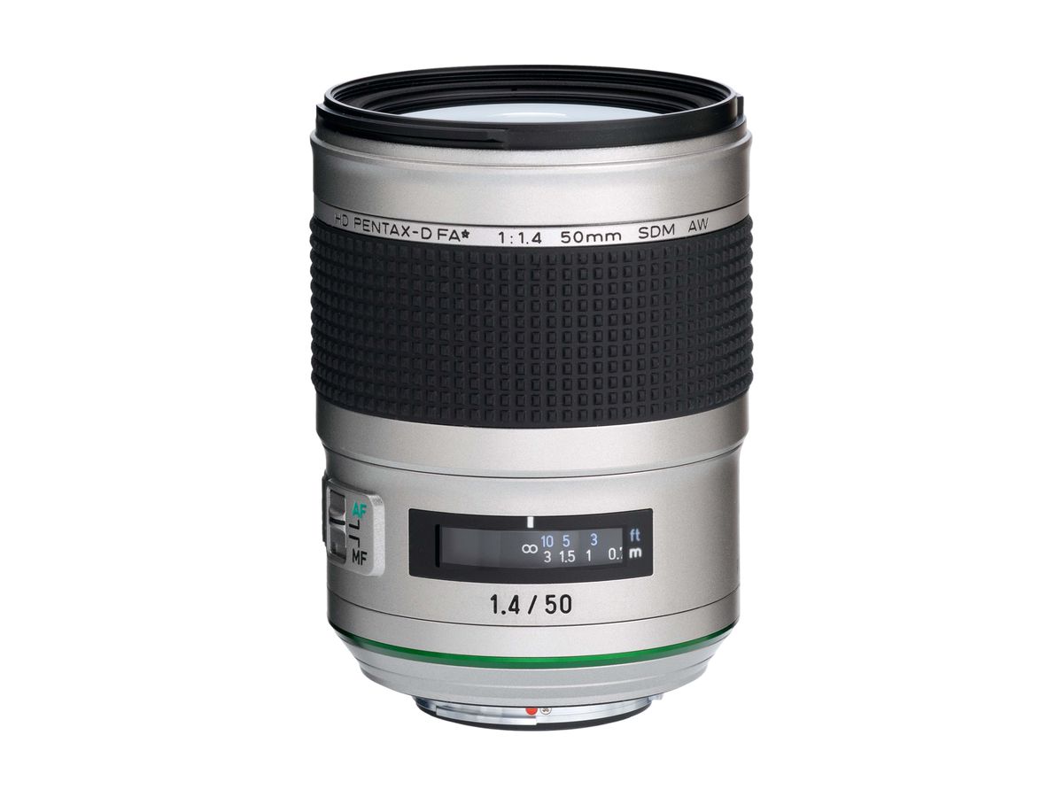 Pentax HD D-FA* 50mm/1.4 SDM AW silver