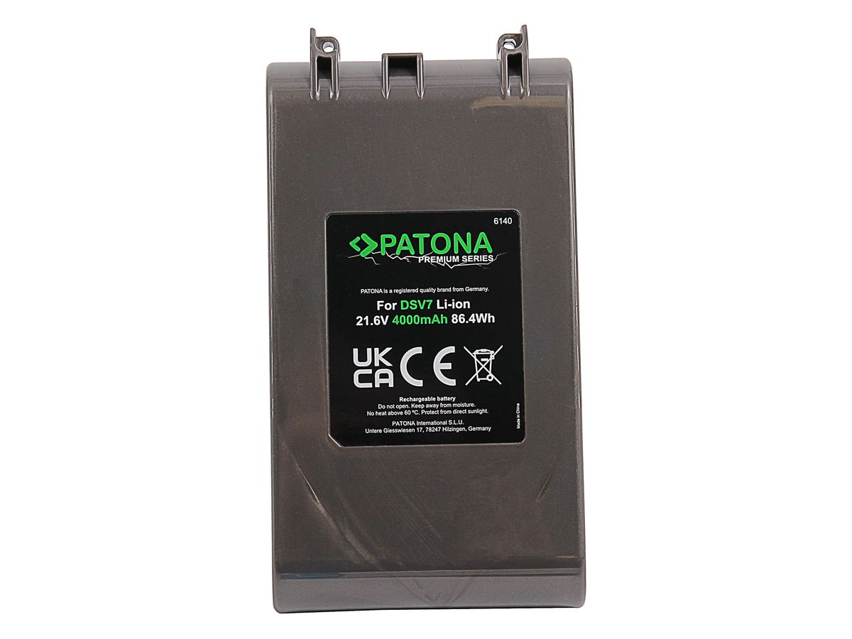 Patona Premium Batterie Dyson V7 4000mAh - engelberger ag