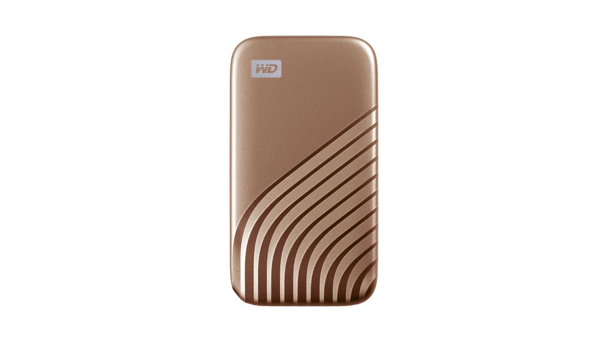 WD My Passport SSD 2TB gold