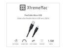XtremeMac Flexicable micro-USB 1.5m