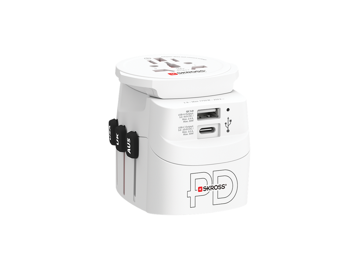Skross PRO Light USB AC30PD World