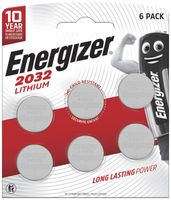 Energizer CR 2032 Lithium 6 Stk