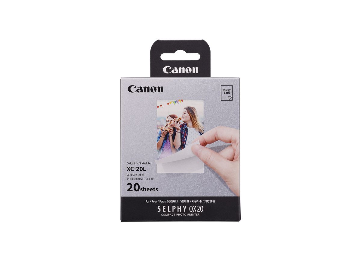 Canon XC-20L Print Kit 20 sheets 54x85mm