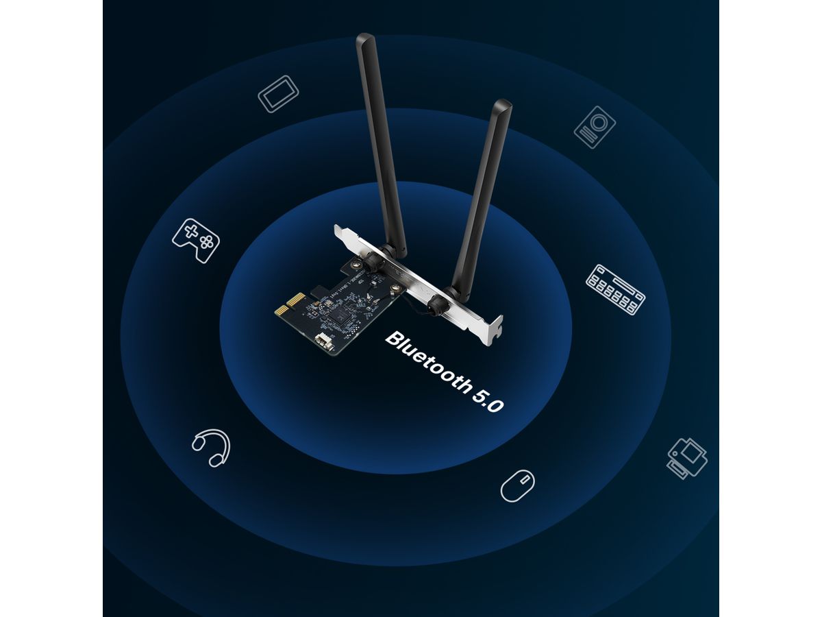 Mercusys AC1200 Bluetooth PCI Adapter
