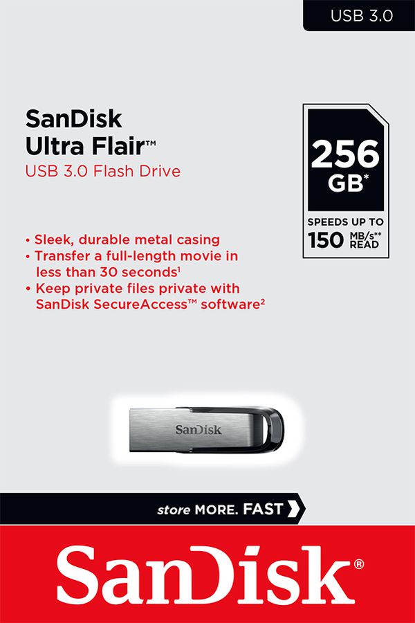 Sandisk Ultra USB 3.0 Flair 256GB