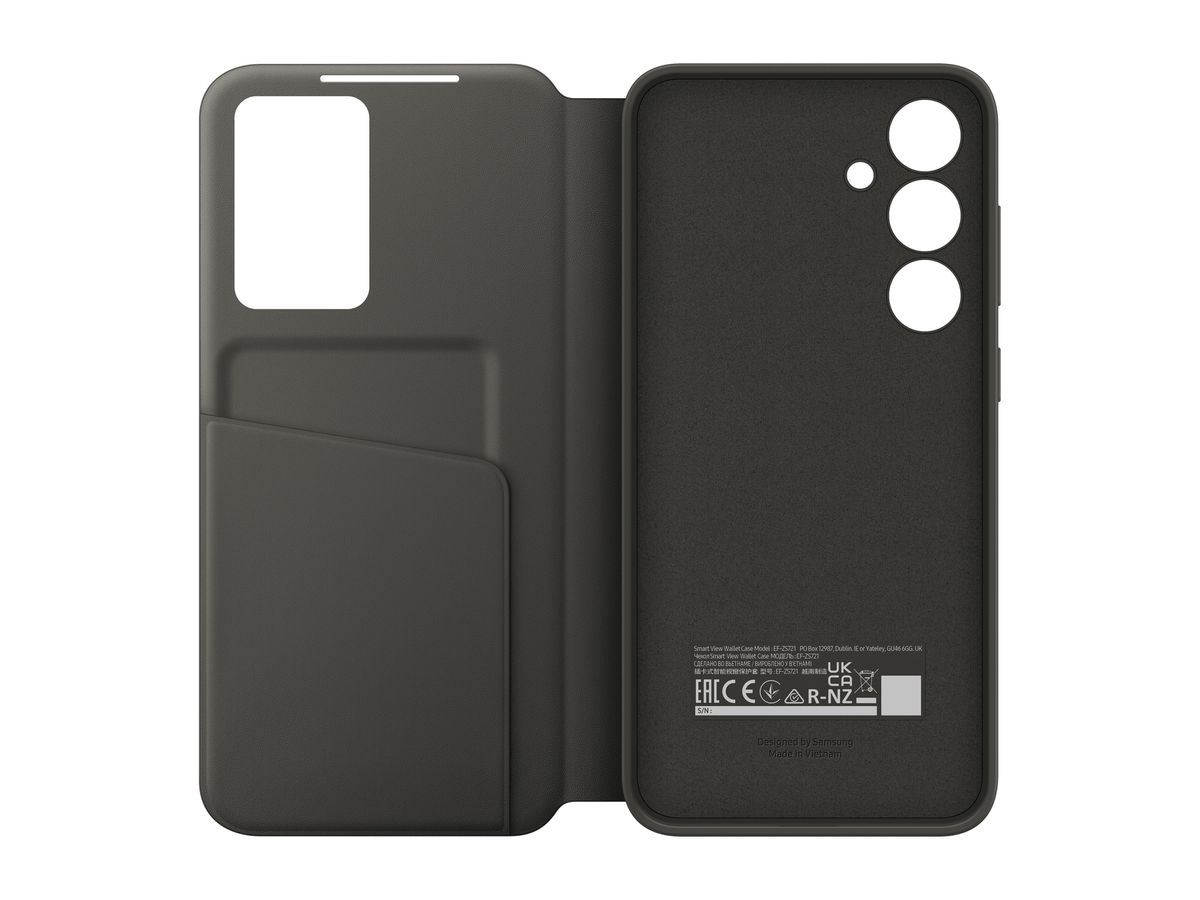 Samsung S24 FE Wallet Case Black