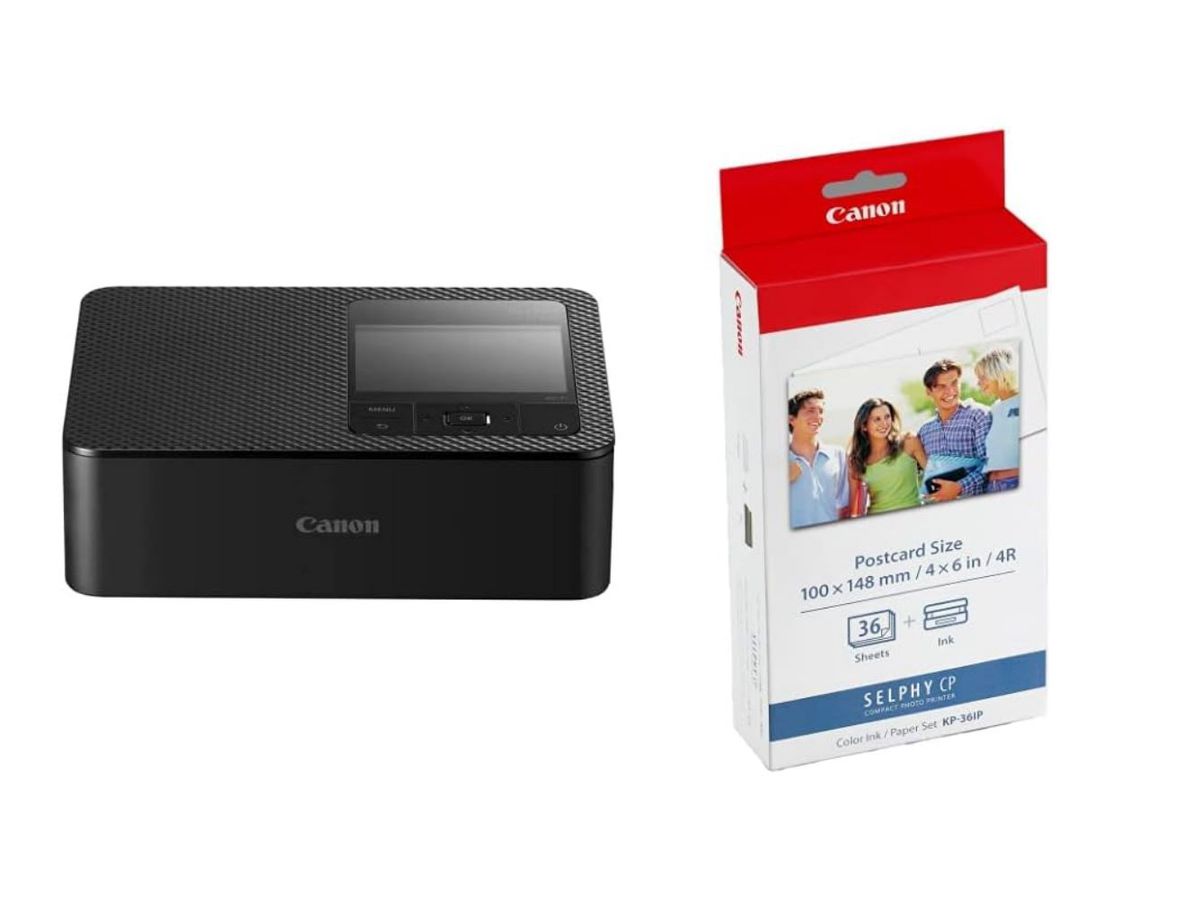Canon Selphy CP1500 Schwarz + KP-36IP