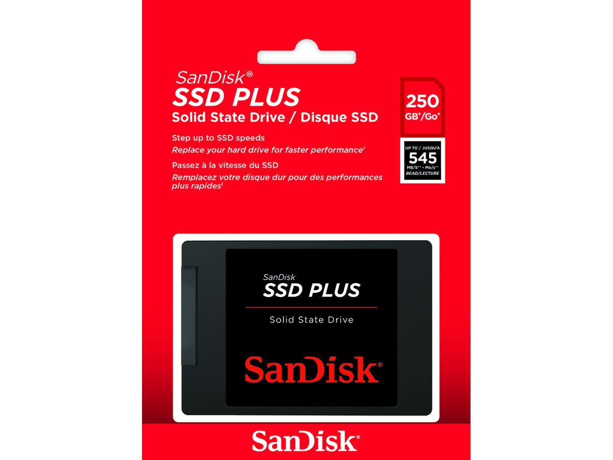 SanDisk SSD Plus 2.5' SATA 250GB