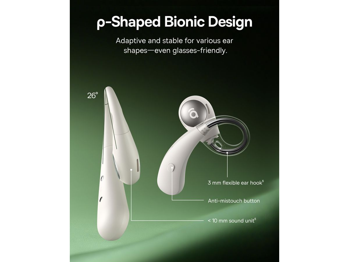 Baseus Eli Sport2 OpenEar TWS Earbud Wh.