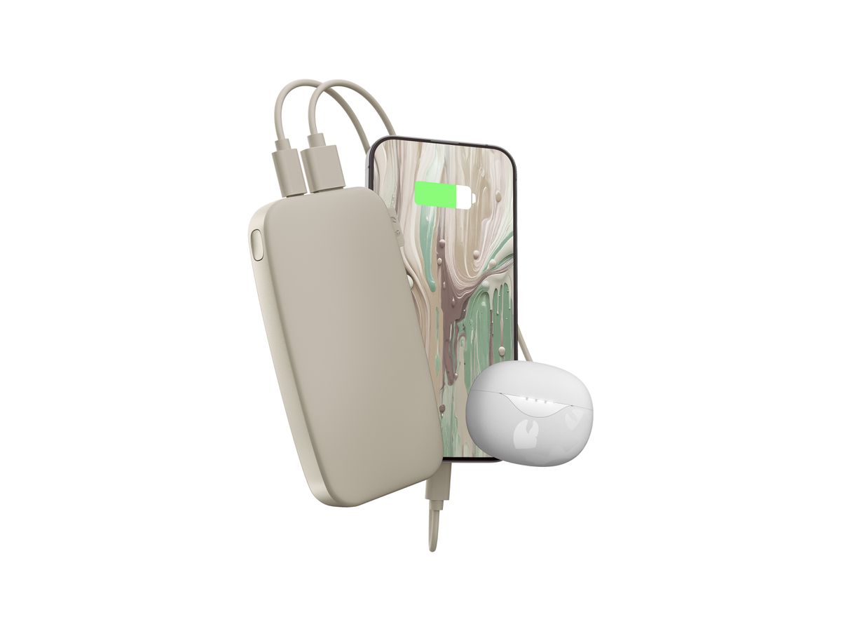 Fresh 'n Rebel Powerbank 12000 mAh Sand