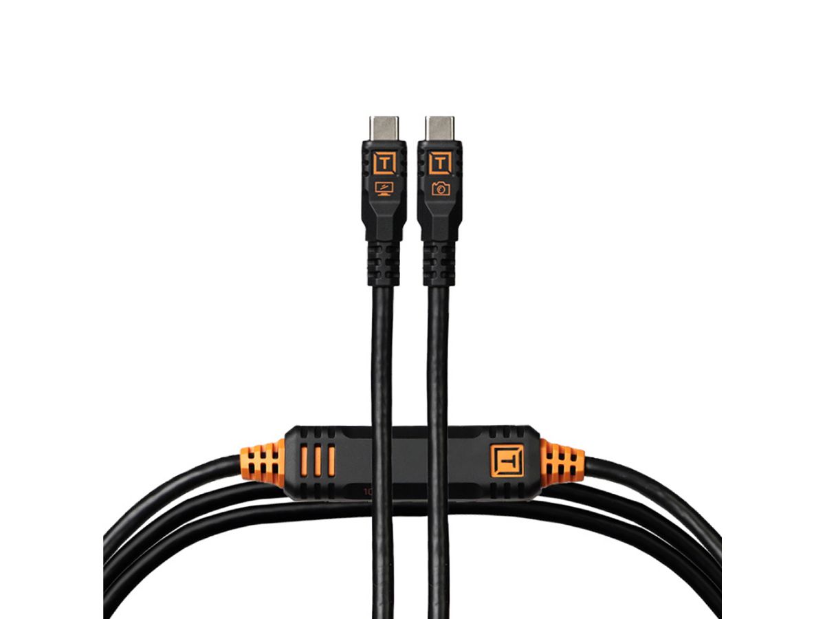 TetherPro Optima 10G USB-C 4.6m Str Blk