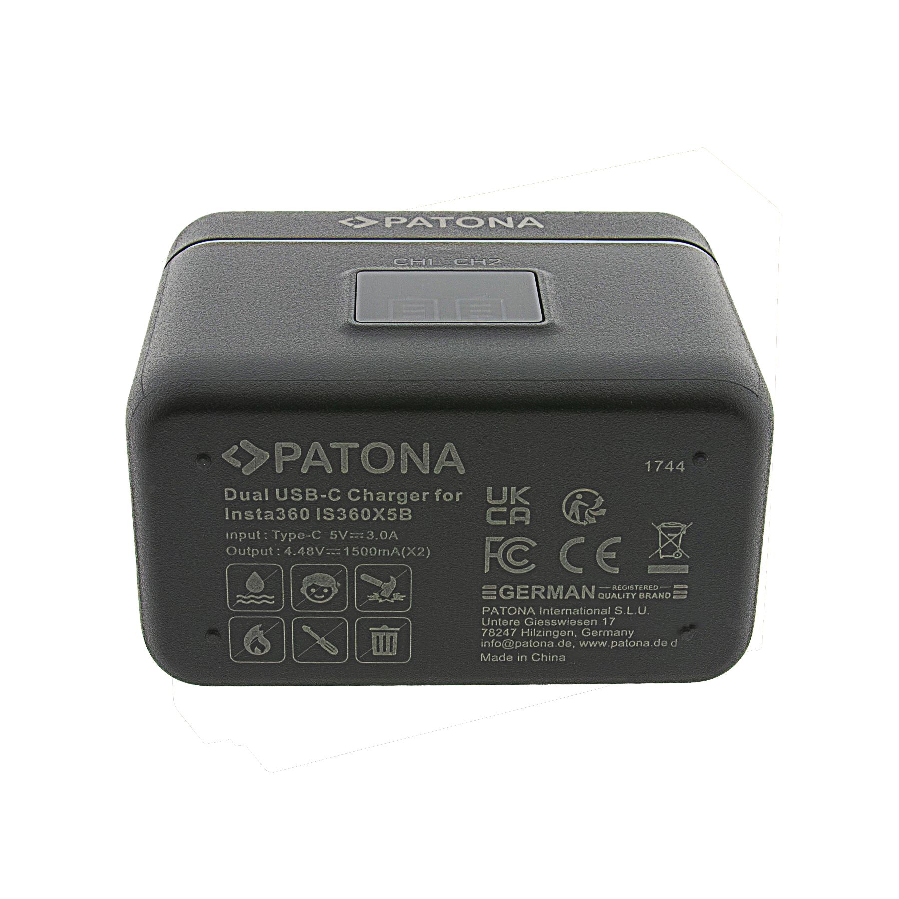 Patona Dual Charger Box Insta360 X5