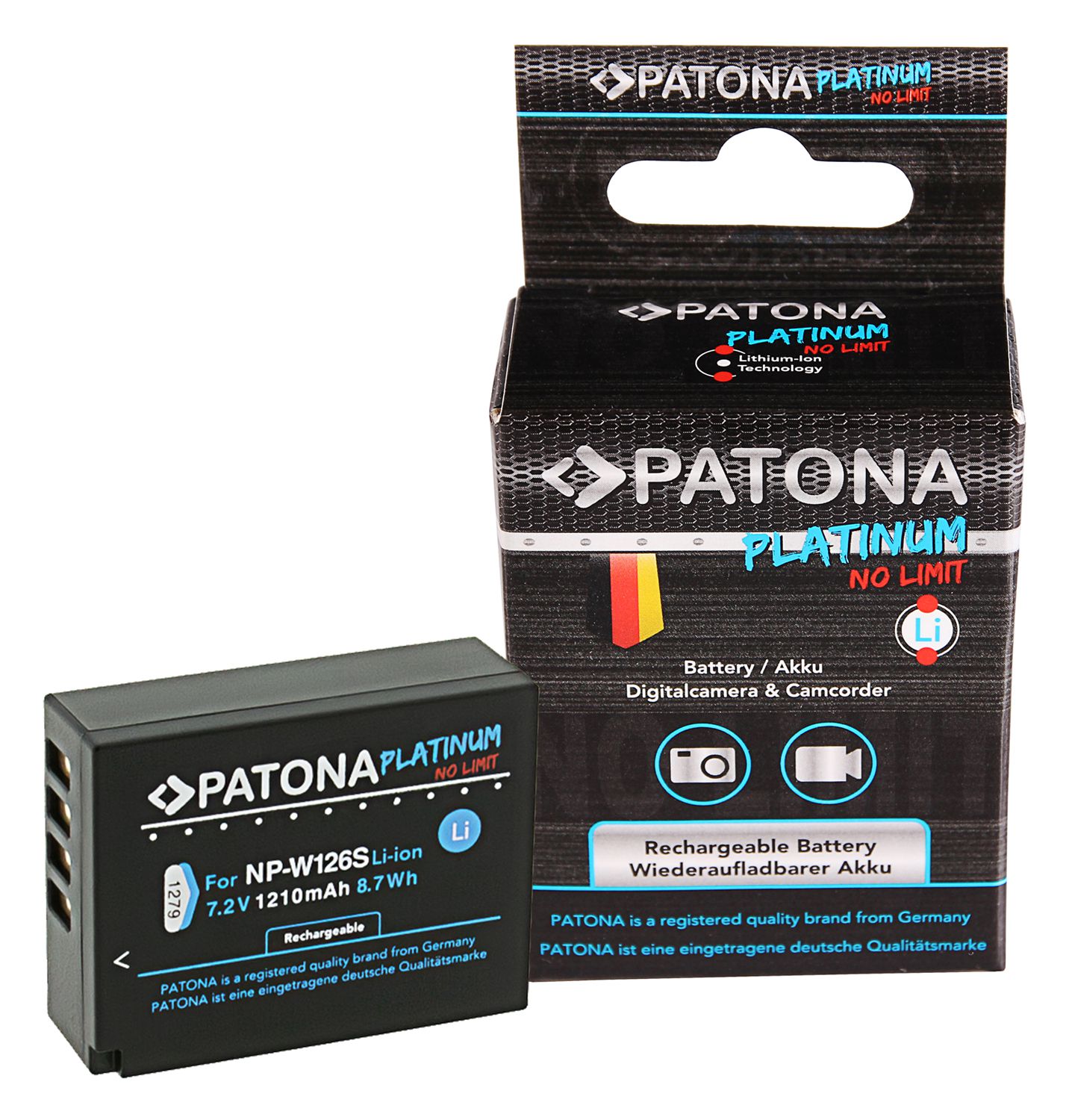 Patona Platinum Batterie Fuji NP-W126S