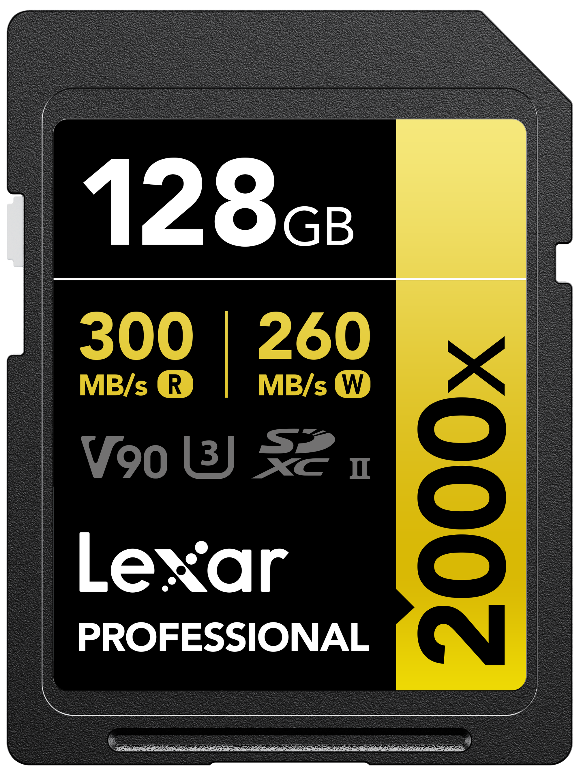 Lexar 2000x UHS-II SDXC 128GB Gold