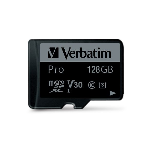 Verbatim Pro U3 128GB microSDXC Card