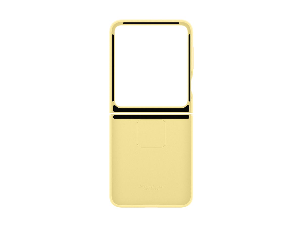 Samsung Flip 6 Silicone Case Yellow