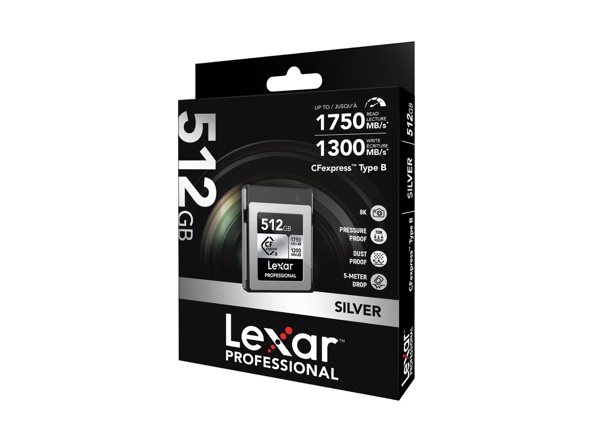 Lexar 1750MB/s CFexpress B 512GB Silver