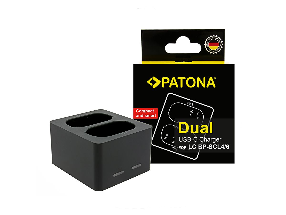 Patona Chargeur Dual Leica BP-SCL6