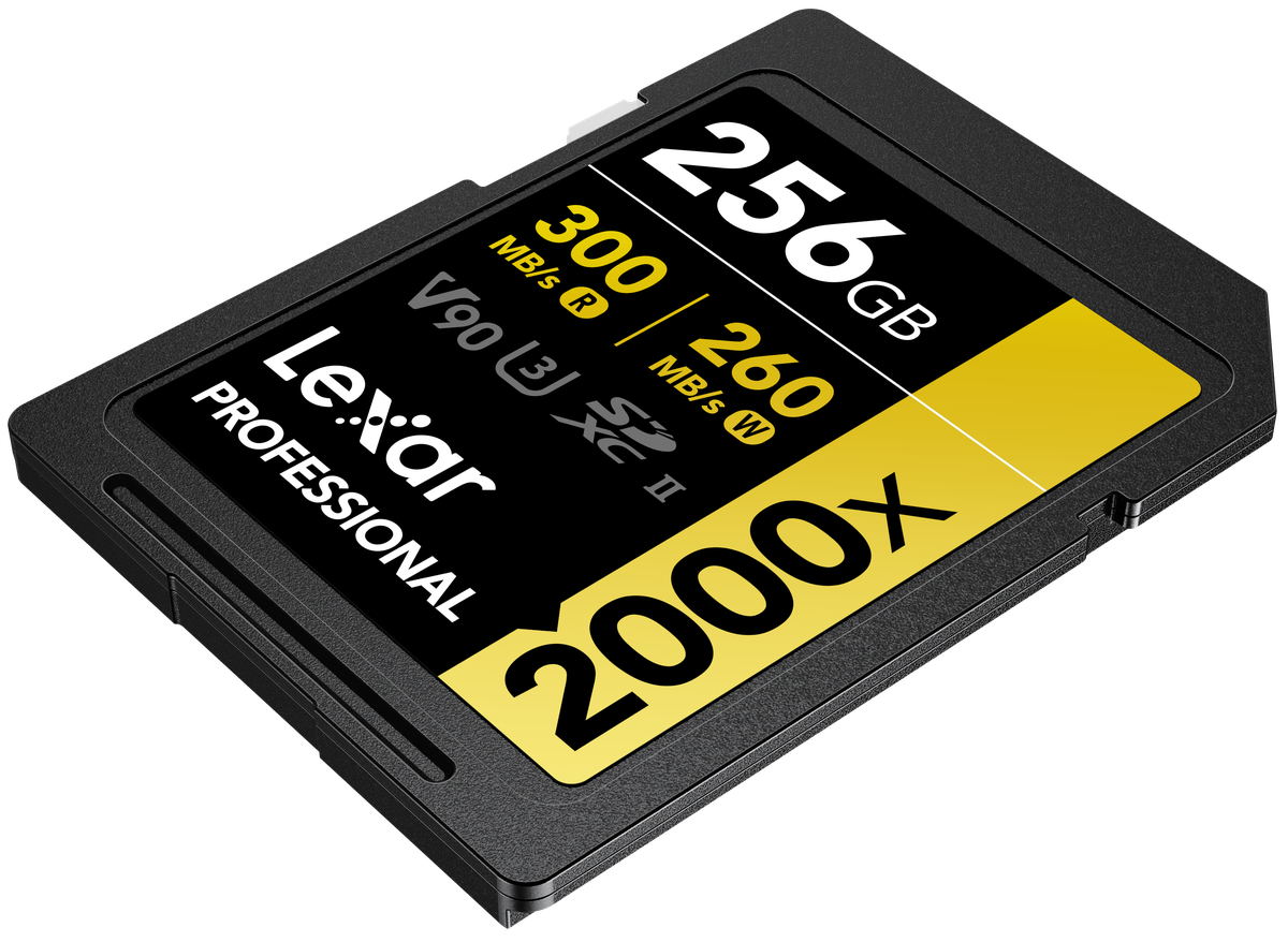 Lexar 2000x UHS-II SDXC 256GB Gold