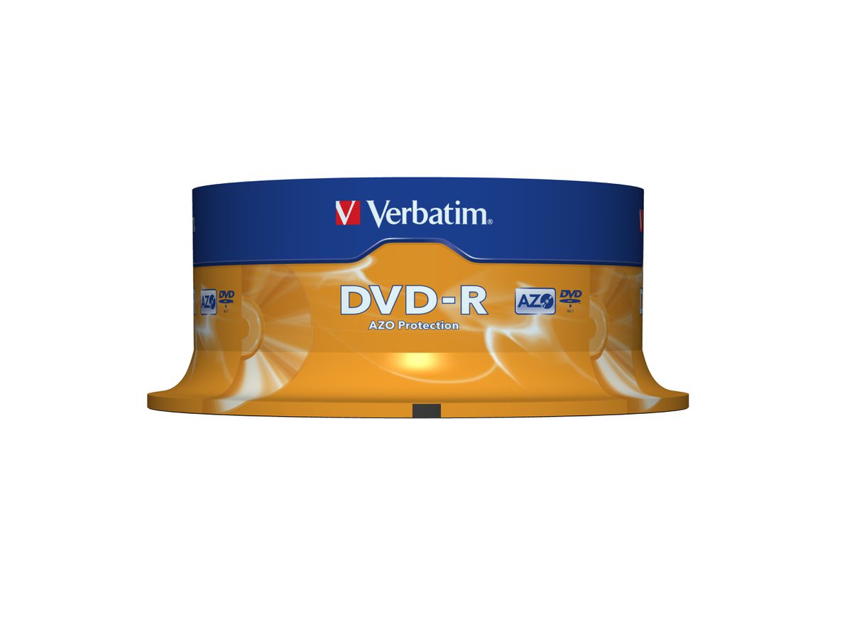 Verbatim DVD-R Spindle 4.7GB 16x 25 Pack