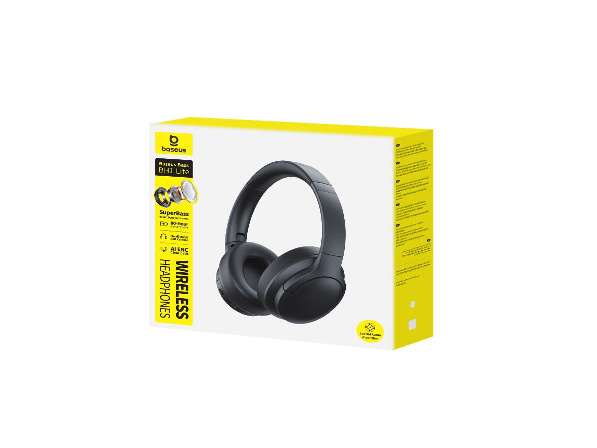 Baseus Bass BH1 Lite Wirel.Headph.Bl.