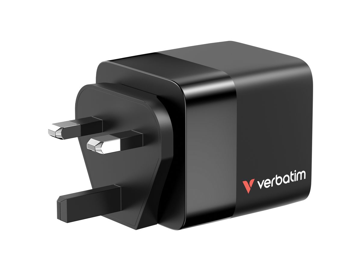 Verbatim GaN 2 Port Charger 65W