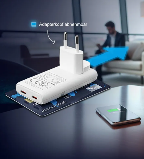 Patona GaN 65W 2x USB-C + 100W Kabel Set