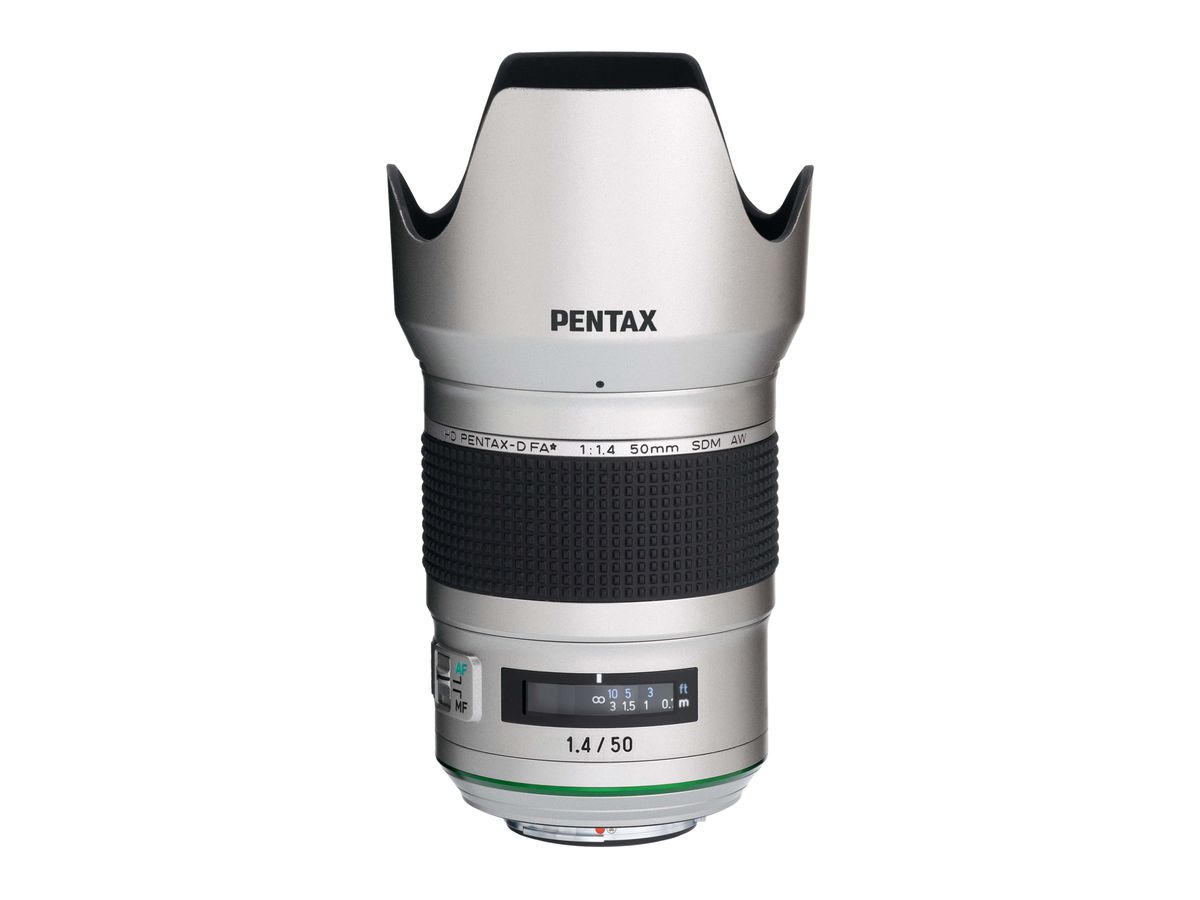 Pentax HD D-FA* 50mm/1.4 SDM AW silver