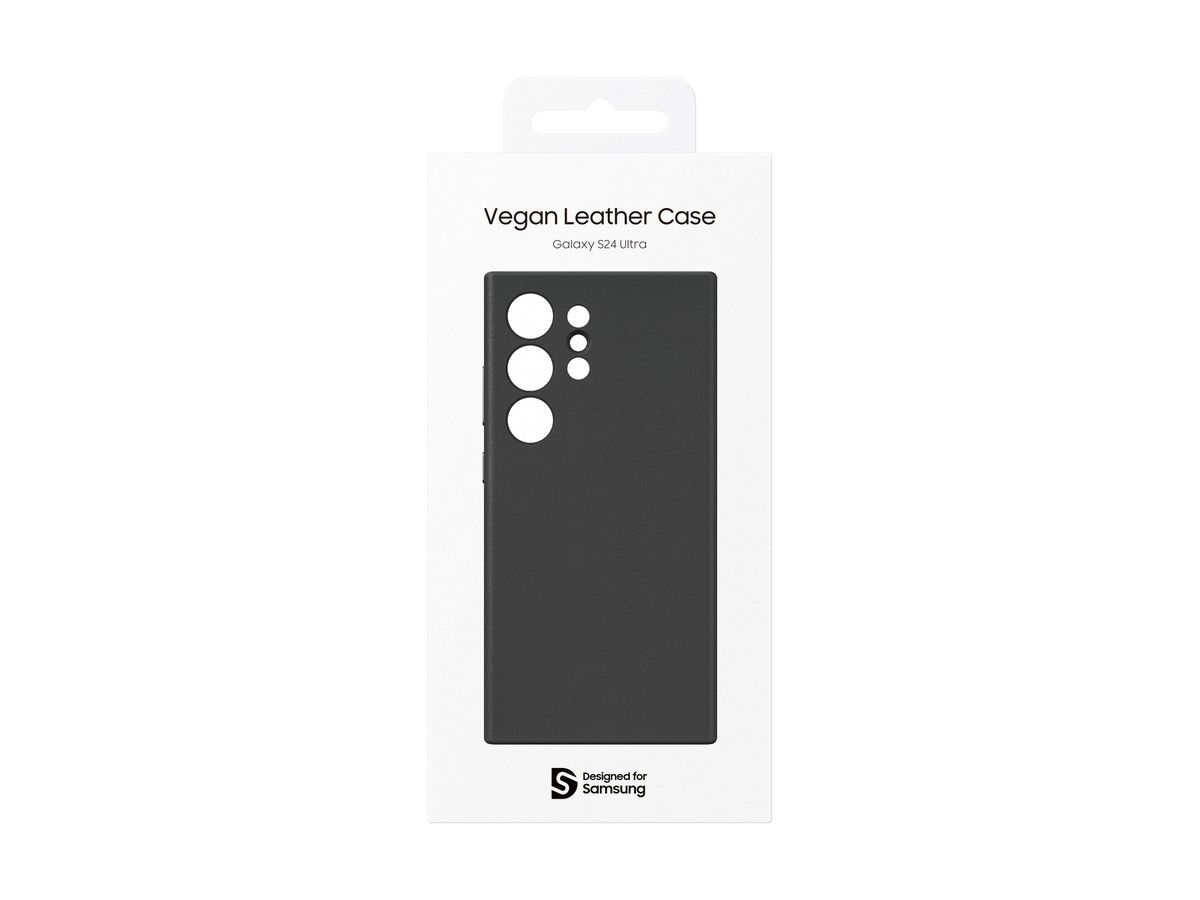 Samsung S24 Ultra Vegan Case Black