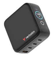 Verbatim Mini GaN Charger 140W Display