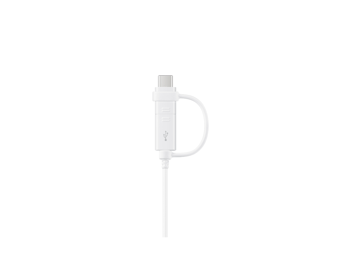 Samsung Combo Cable USB-C/microUSB white