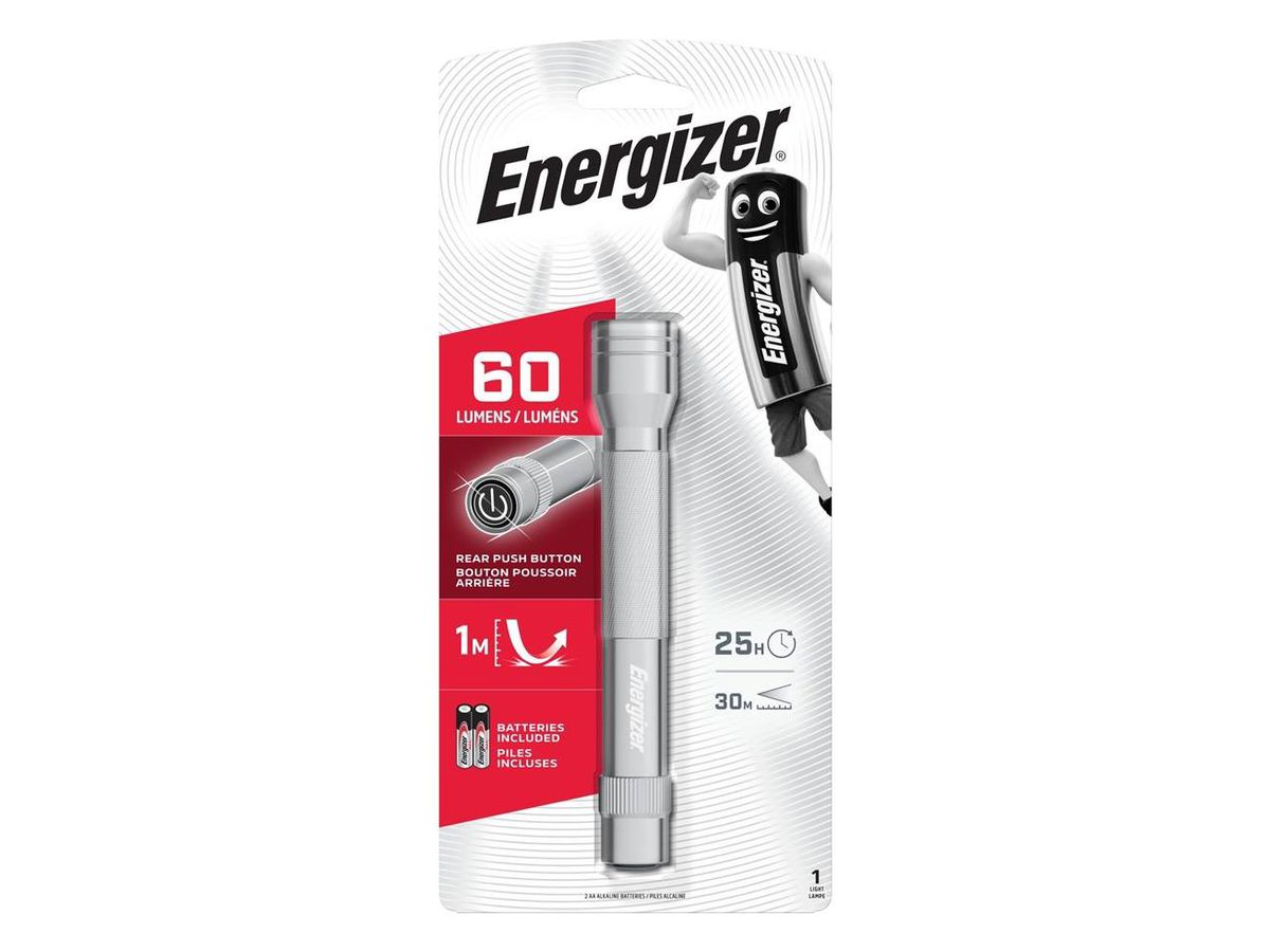 Energizer Taschenlampe Metal Light 2AA