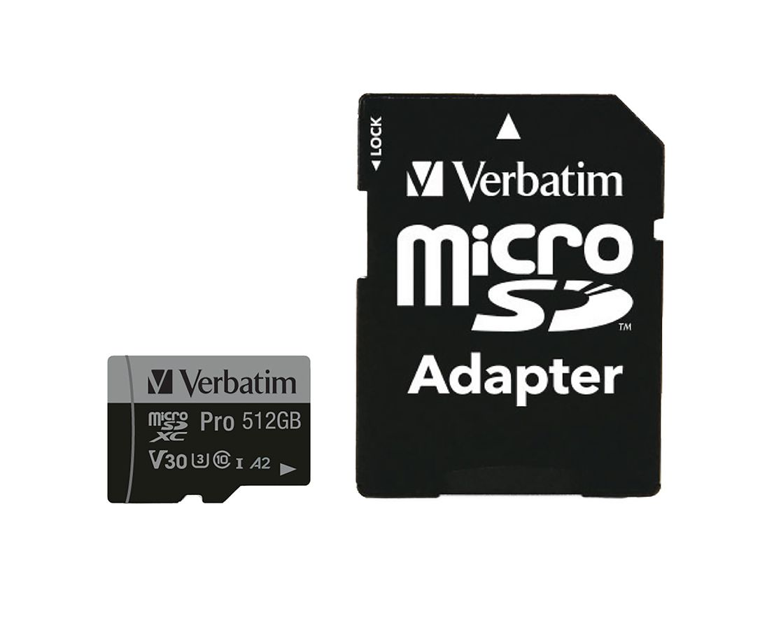 Verbatim Pro U3 512GB microSDXC Card