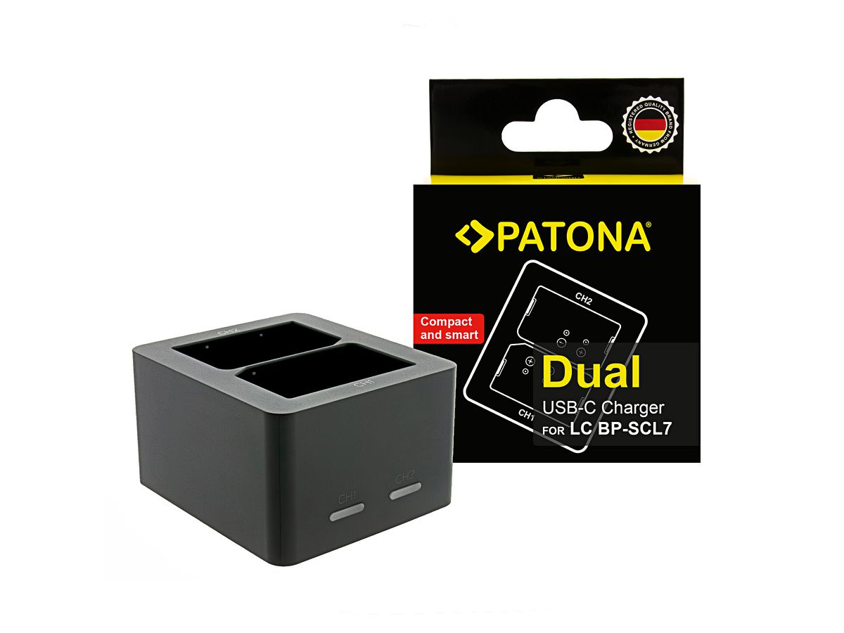 Patona Chargeur Dual Leica BP-SCL7