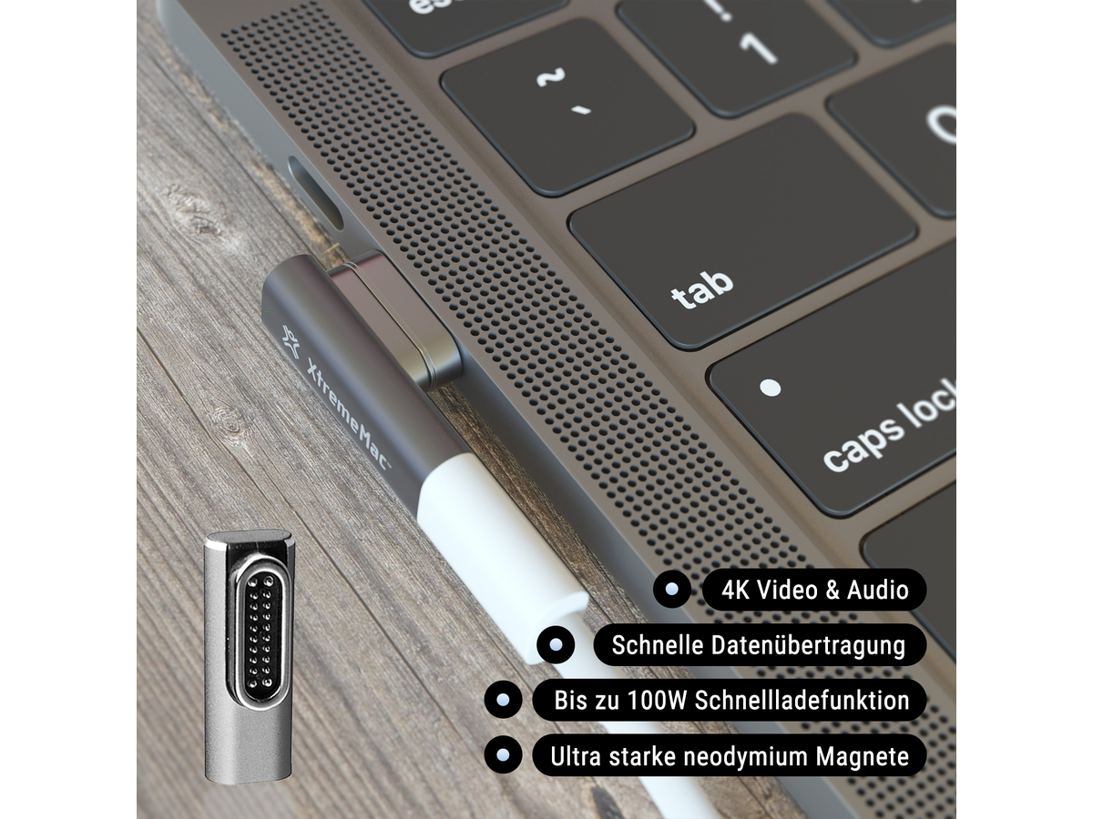 XtremeMac Magnetic Type-C Adapter