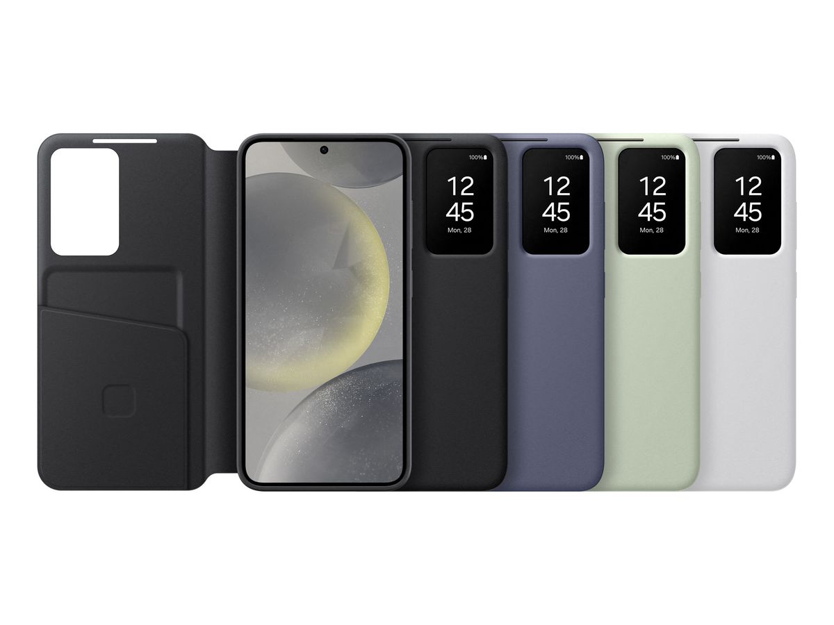 Samsung S24 Smart View Wallet Case Black
