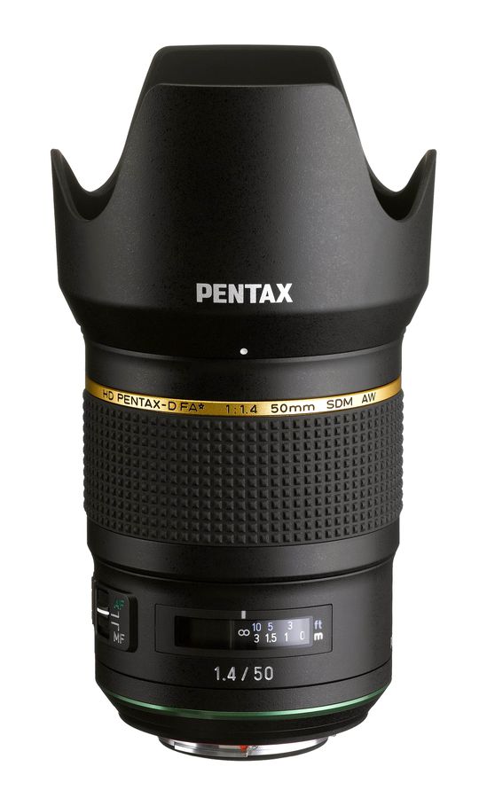 Pentax HD D-FA* 50mm/1.4 SDM AW