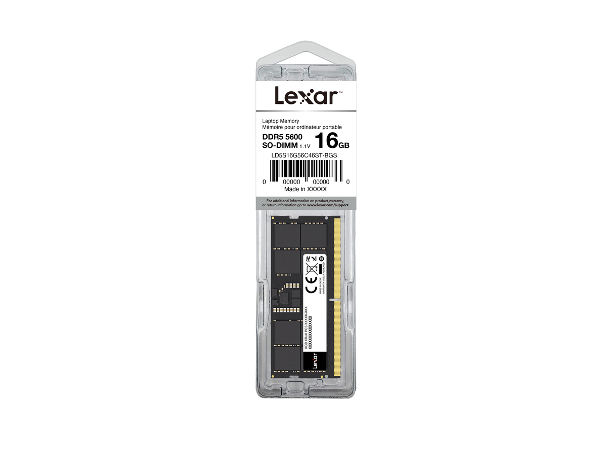 Lexar DDR5 4800 MHz So-DIMM 1x 16GB