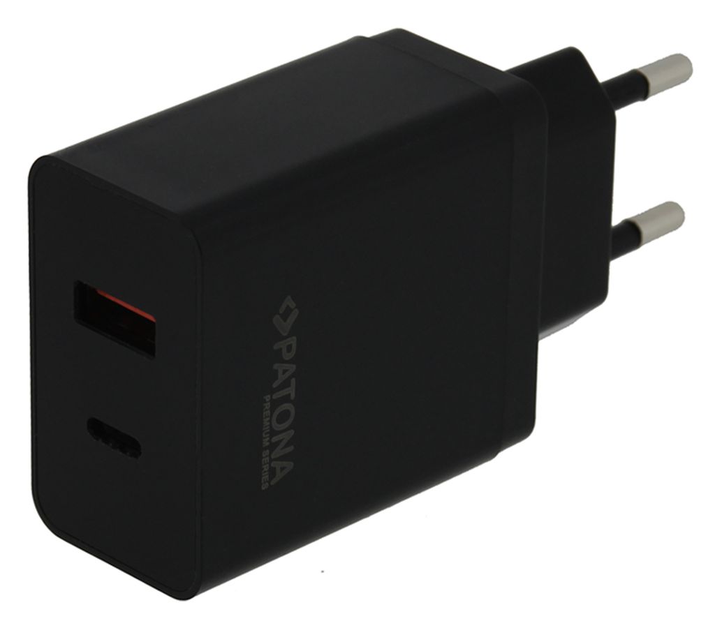 Patona GaN PD 36W USB-C + A Black
