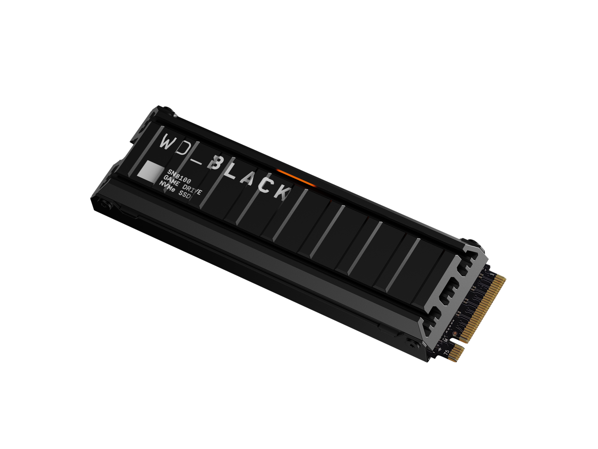WD BLACK SN8100 SSD 1TB Heatsink
