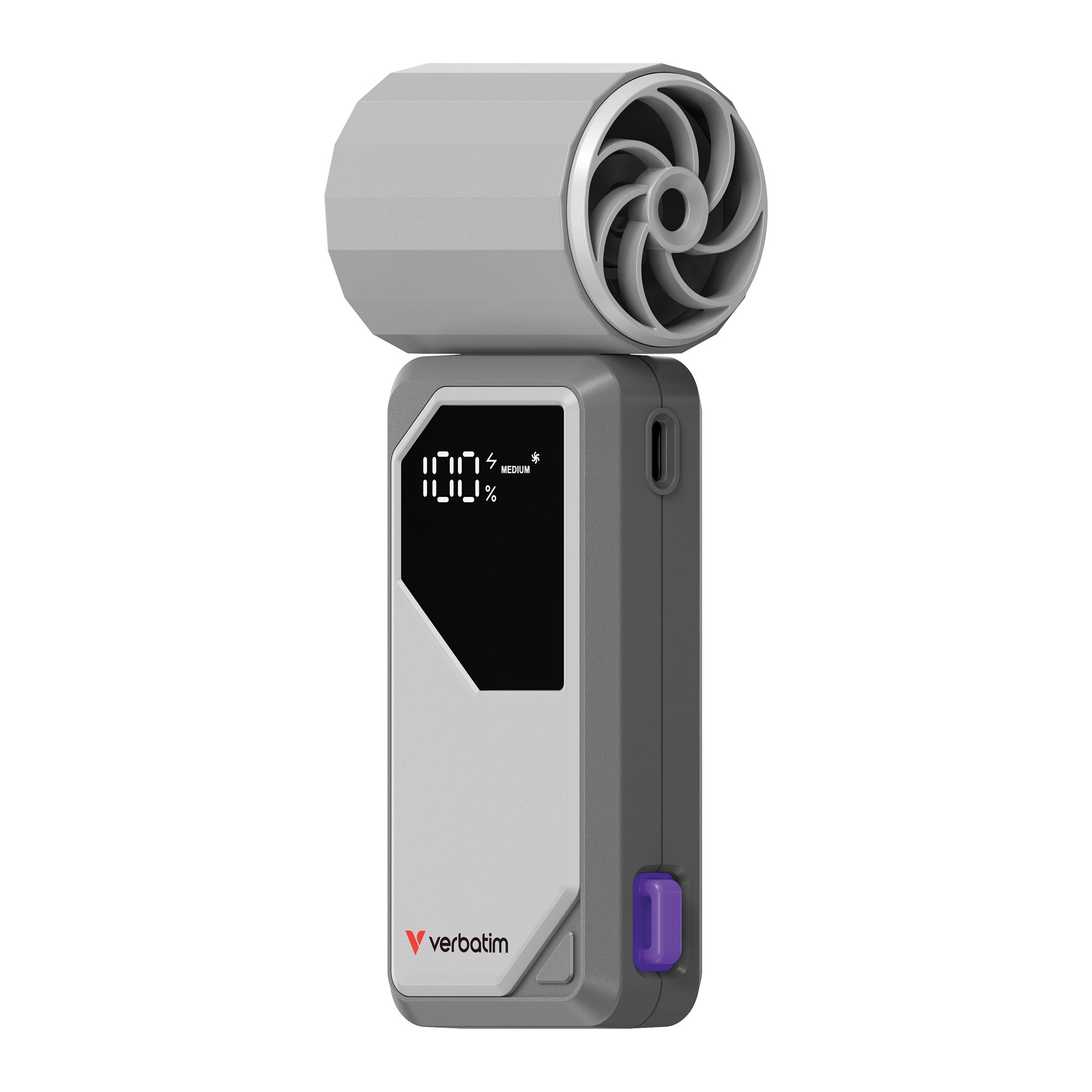 Verbatim AirJet Handheld Fan Grey