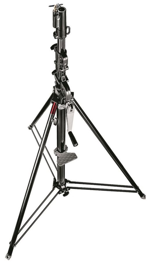 Manfrotto Wind Up Stand Steel 3 S. Blk