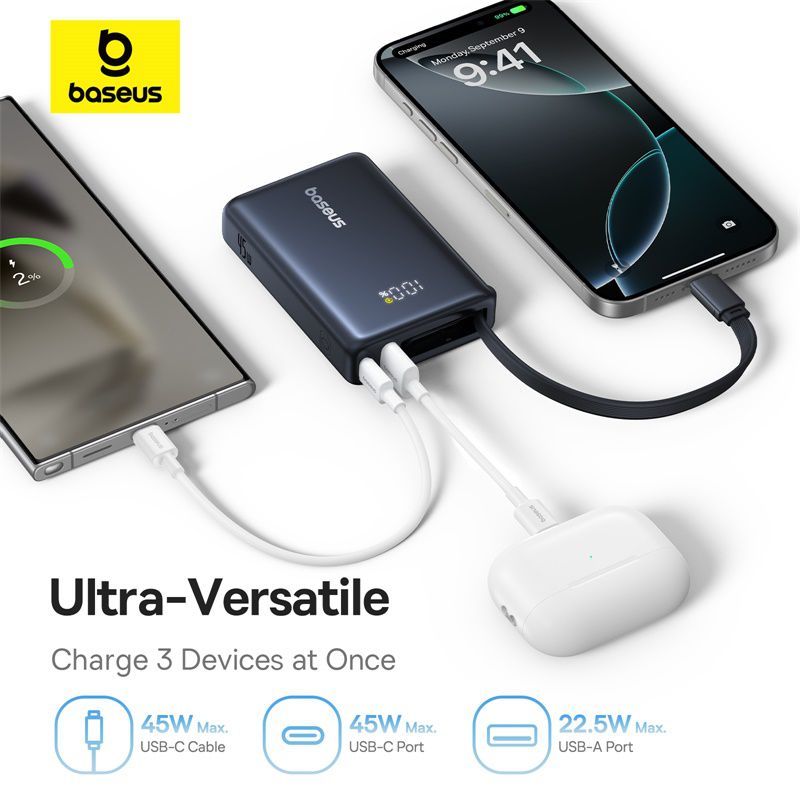 Baseus PicoGo Powerbank 10000 mAh Black