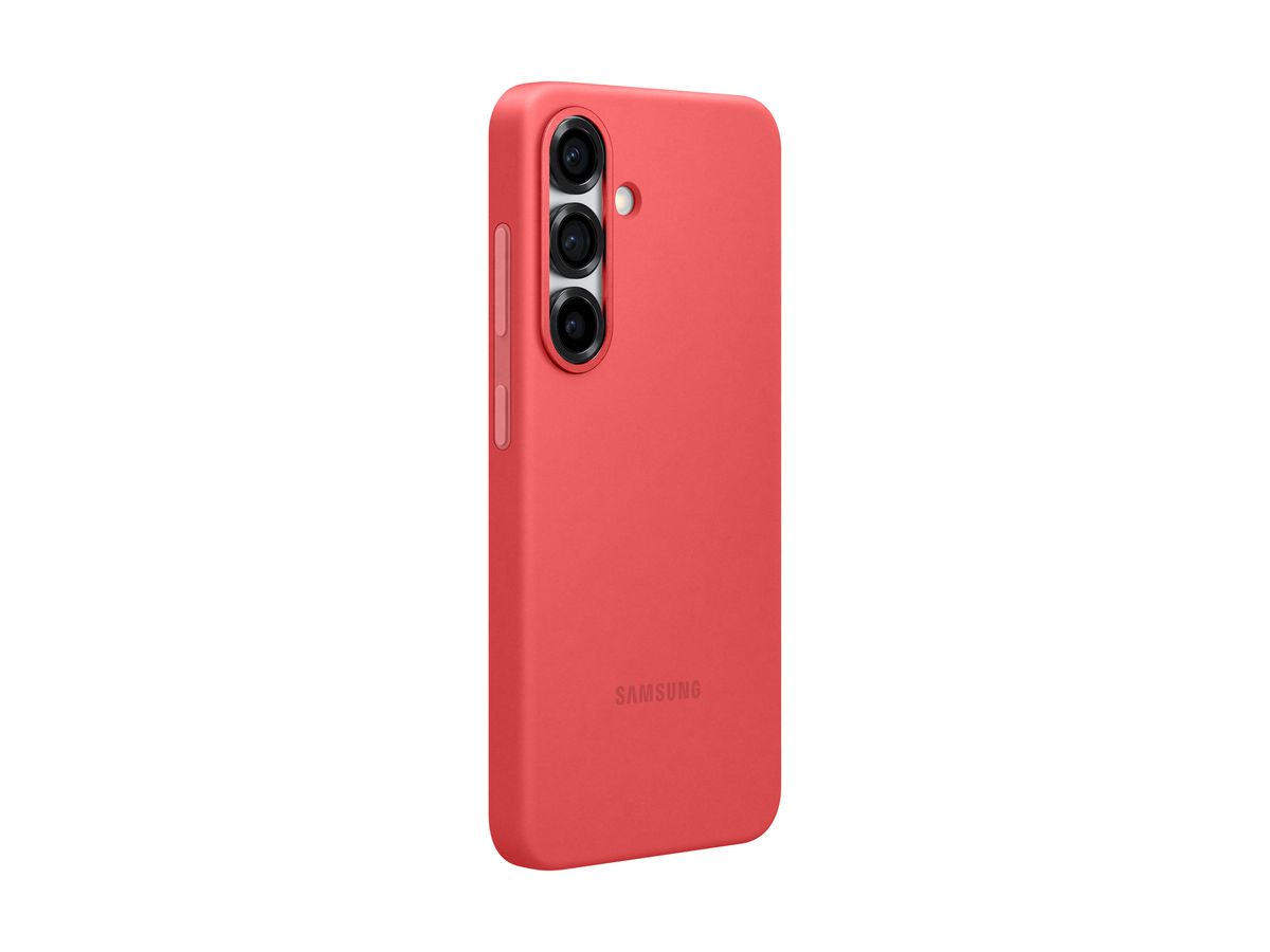 Samsung S25 Silicone Case Red