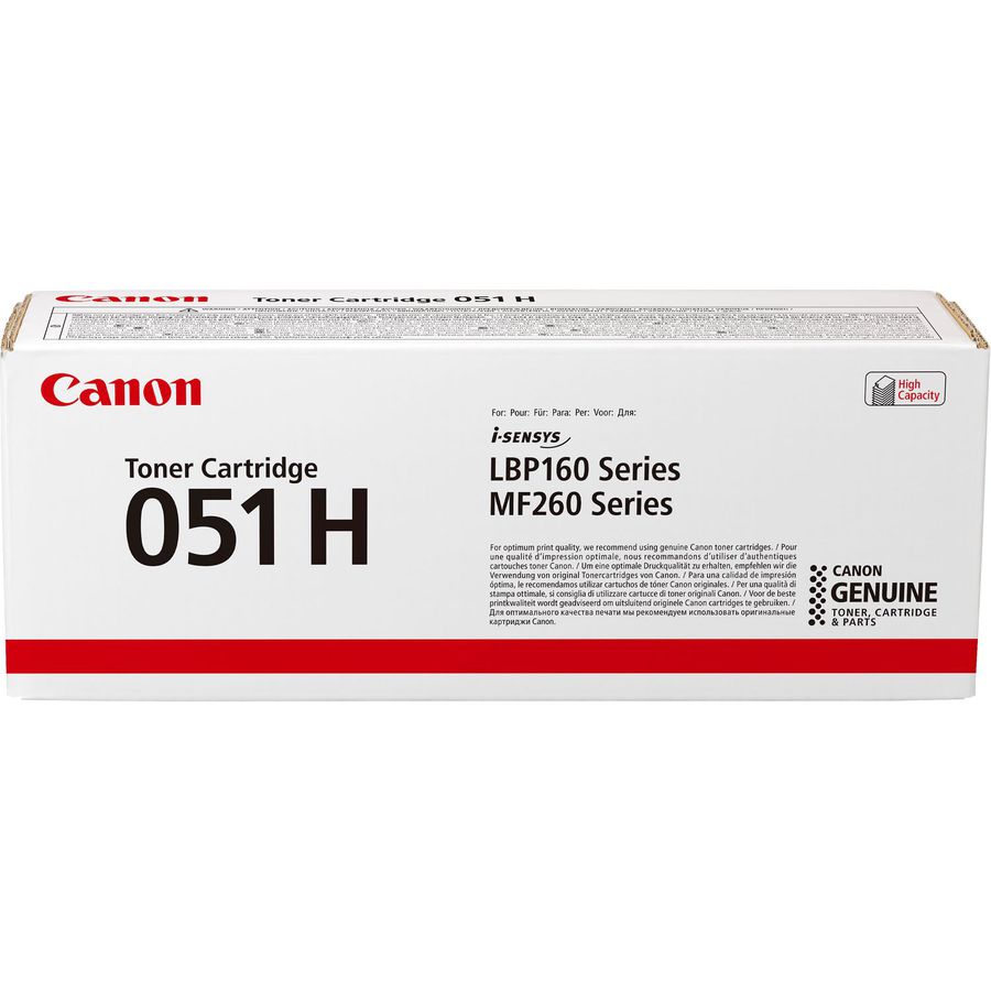 Canon Toner, 051H Black High Yield