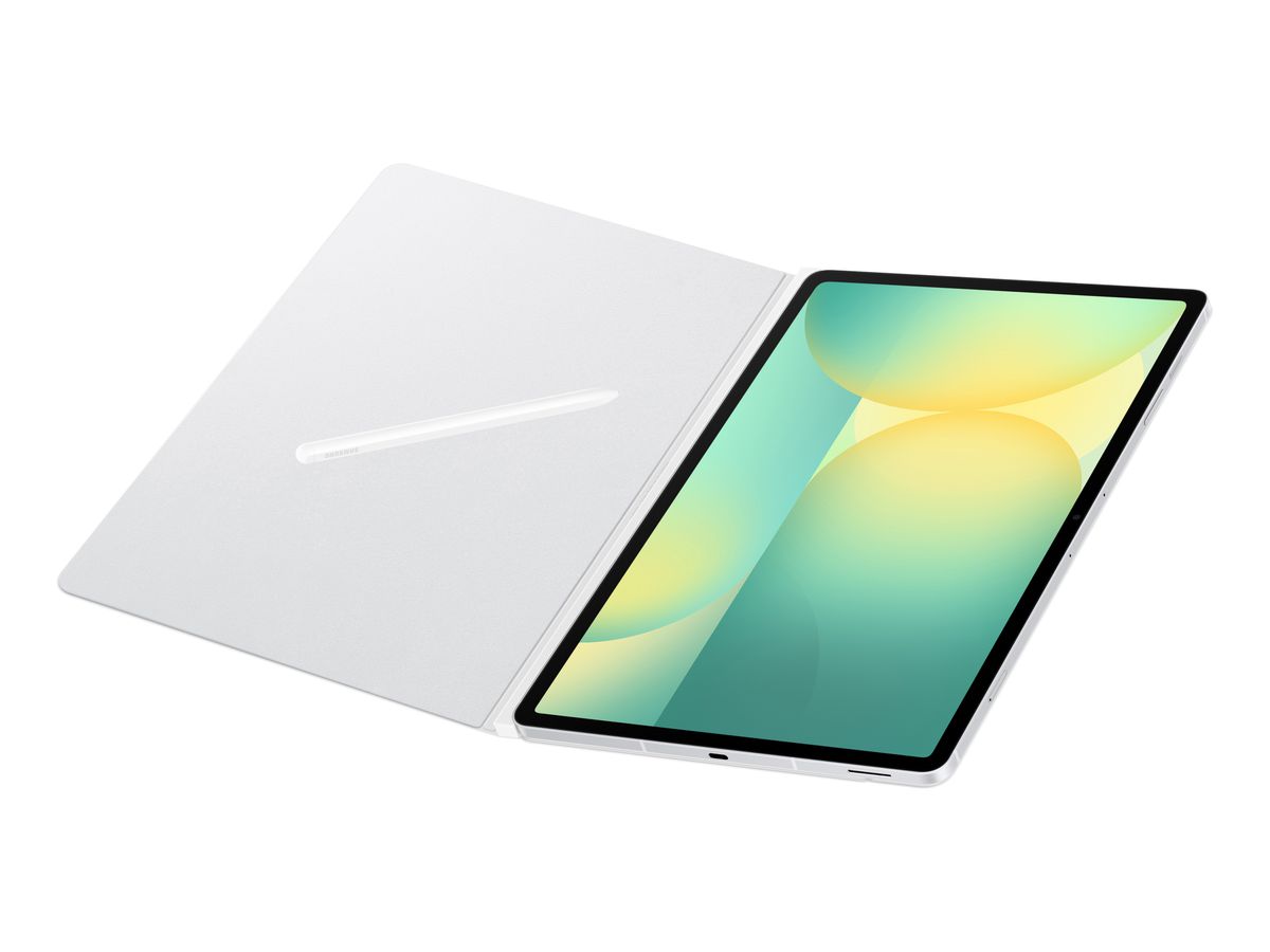 Samsung Tab S10FE+ Book Cover White