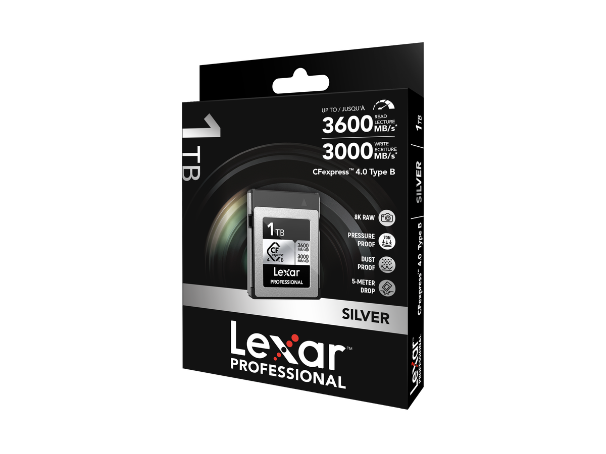 Lexar 3600MB/s CFexpress B 1TB Silver
