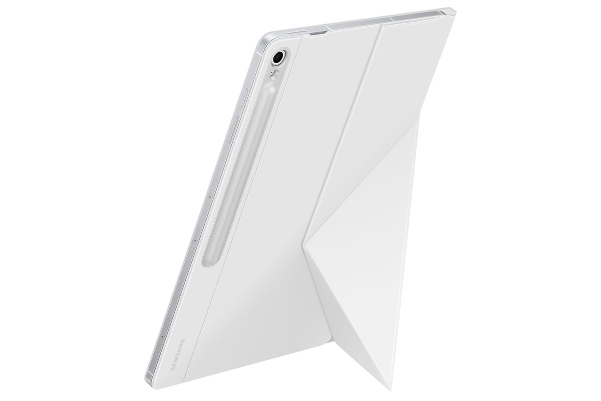 Samsung Tab S10FE+ Book Cover White