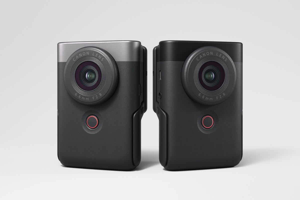 Canon Powershot V10 Vlogg-Kit Silber