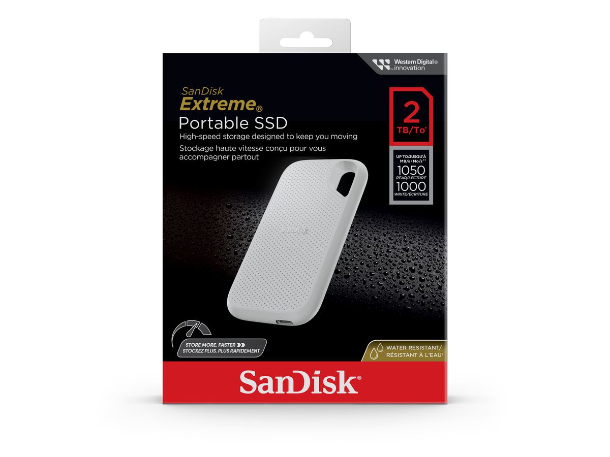 SanDisk Extreme PSSD 1'050MB/s 2TB white